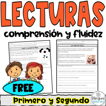 Preview of Reading Comprehension in Spanish - Lecturas de Comprensión - Primero - Segundo