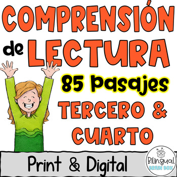 Preview of Reading Comprehension in Spanish - Lecturas de comprensión - Digital and Print