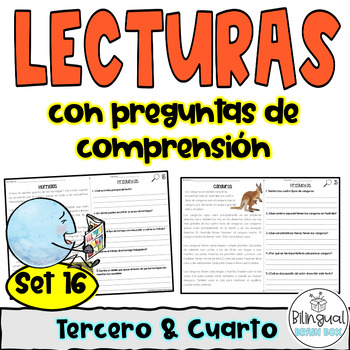 Preview of Reading Comprehension in Spanish  Lecturas de comprensión STAAR Practice