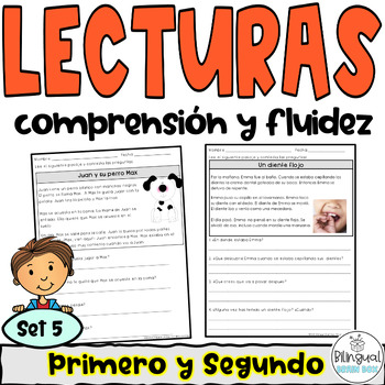 Preview of Reading Comprehension in Spanish - Lecturas de comprensión primero y segundo