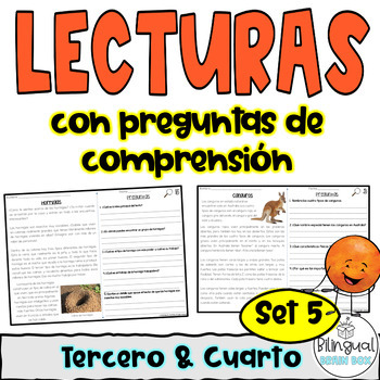 Preview of Reading Comprehension in Spanish Nonfiction in Spanish Comprensión de lectura