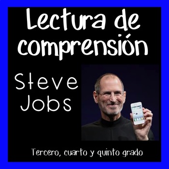 Preview of Reading Comprehension in Spanish - Steve Jobs lectura de comprensi