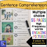 Reading Comprehension of Simple Sentences with Sight Words