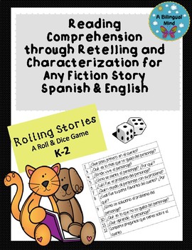 Preview of Reading Comprehension through Retelling & Characterization Spanish & English