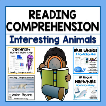 Preview of Nonfiction Reading Comprehension Passages with Interesting Animals
