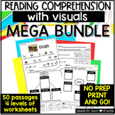 Reading Comprehension Passages and Questions with Visuals Bundle