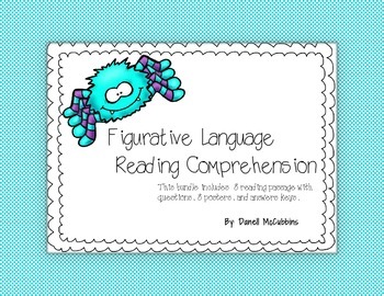 Preview of Reading Comprehension with Figurative language