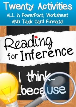 Preview of Reading Comprehensions: Reading for Inference - 20 Activities!