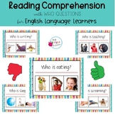 Reading Comprehensions with WHO Questions for English Lang