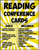 Reading Conference Cards