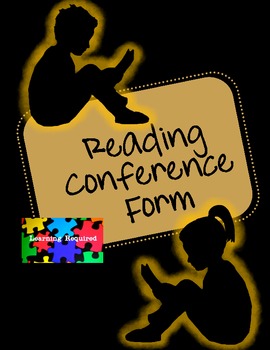 Preview of Reading Conference Form