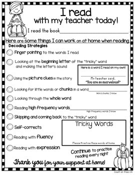 Reading Conference Form by Count on Tricia | Teachers Pay Teachers