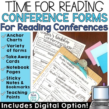 Preview of Independent Reading Conference Form Comprehension Checklist Conferring Notes