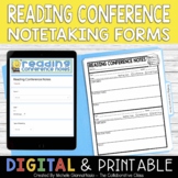 Reading Conference Form | Reader's Workshop | Distance Learning