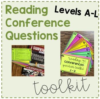 Preview of Reading Conference Questions Toolkit: Levels A - J