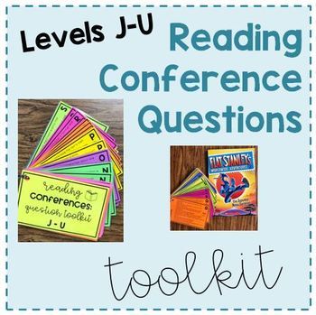 Preview of Reading Conference Questions Toolkit: Levels J - U