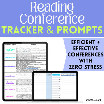 Preview of Reading Conference Tracker and Discussion Prompts