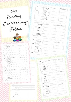 Preview of CAFE Reading Conferencing Forms and Folder Cover