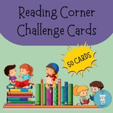 Reading Corner Challenge Cards ** 50 Cards