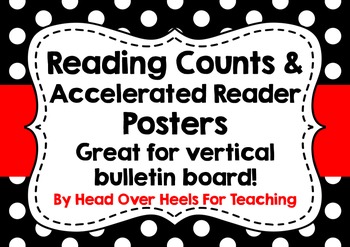 Preview of Reading Counts & Accelerated Reader Posters Bulletin Board Kit