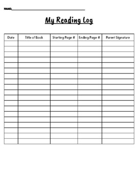 Reading Counts Reading Log by coffee and lesson plans | TPT
