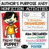 Author's Purpose 1st Grade Reading Skills Nonfiction Puppe