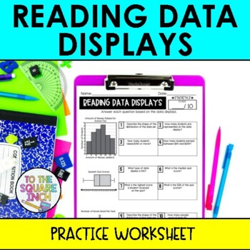 Preview of Reading Data Displays Worksheet