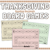 Reading Decimals: Thanksgiving Board Game {tenths, hundred