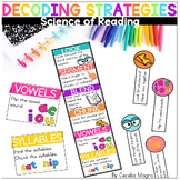 Reading Decoding Strategies Posters Bookmark Sticks Scienc