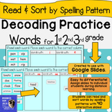 Reading Decoding and Sorting Words Vowel Teams Consonant B