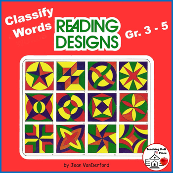 Preview of VOCABULARY   Early Finishers   GEOMETRIC DESIGNS   Color Gr 3-4-5 REVIEW