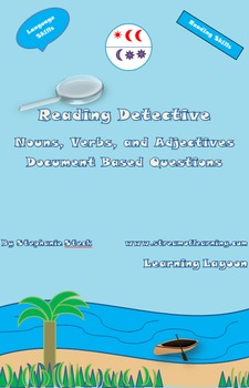 Preview of Reading Detective: Nouns, Verbs, Adjectives, and DBQs