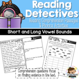 Reading Comprehension Passages and Questions with Phonics 