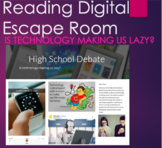 Reading Digital Escape Room - Debate: Is Tech Making us La