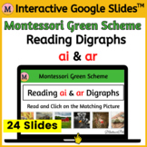 Reading Digraphs ai & ar - Google Slides™  - Digital Activ
