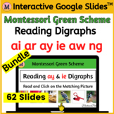Reading Digraphs ai ar ay ie aw ng - Google Slides™ Bundle