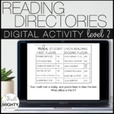 Vocational Reading - Directories, level 2