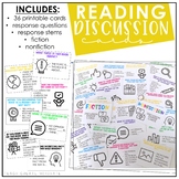 Reading Discussion Cards - Starters - Fiction & Nonfiction