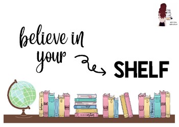 Preview of Reading Display: Believe in your shelf