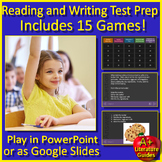 Reading ELA Test Prep Game Show Bundle - 15 Games for Powe
