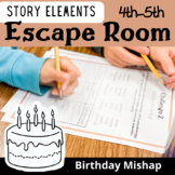 Reading ESCAPE ROOM for 4th-5th Grade Story Elements