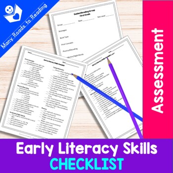 Preview of Reading Early Literacy Checklist