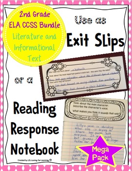 Preview of Reading Exit Slips 2nd Grade Mega Bundle