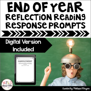 Preview of Reading Exit Ticket Slips - End of Year Reflection Prompts