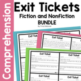Exit Tickets: ELA Reading Comprehension Bundle Exit Ticket