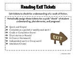 Reading Exit Tickets