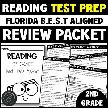 Preview of FAST Test Prep Reading REVIEW PACKET - Florida BEST Aligned 2nd Grade Test