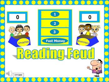 Preview of Reading Feud Powerpoint Game: PERFECT before State Test!!