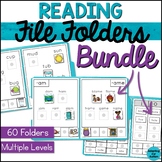 Reading File Folder Games and Activities BUNDLE for Specia