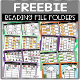Free Reading File Folders Literacy Center Activities for E
